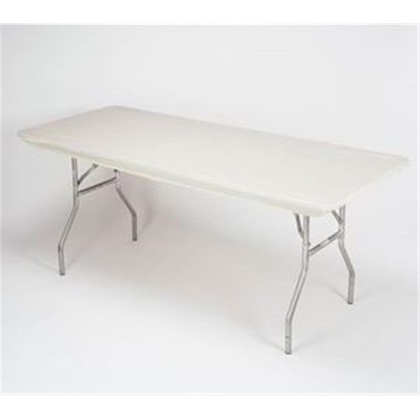Kwik Covers Kwik Covers 3096PK-IVORY 30 x 96 in. Fitted Plastic Table Covers With Elastic 3096PK-IVORY